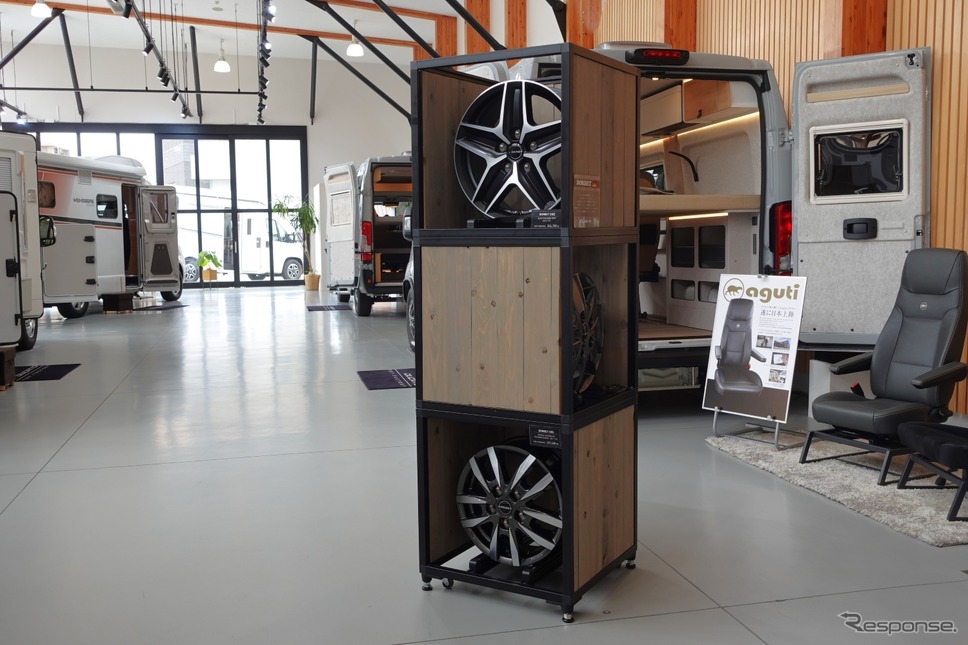 トイファクトリーの輸入車キャンピングカー専門店「EURO-TOY相模原」ではボルベットホイールを多数展示中《写真提供 トイファクトリー》