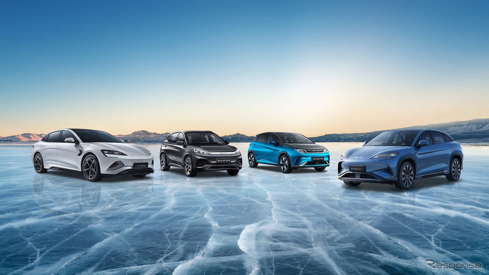 BYDのEVラインナップ《写真提供 BYD Auto Japan》