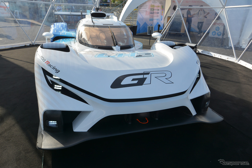ルマン24時間レースで初公開された「GR LH2 レーシングコンセプト」《写真撮影 中野英幸》