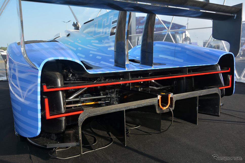 ルマン24時間レースで初公開された「GR LH2 レーシングコンセプト」《写真撮影 中野英幸》