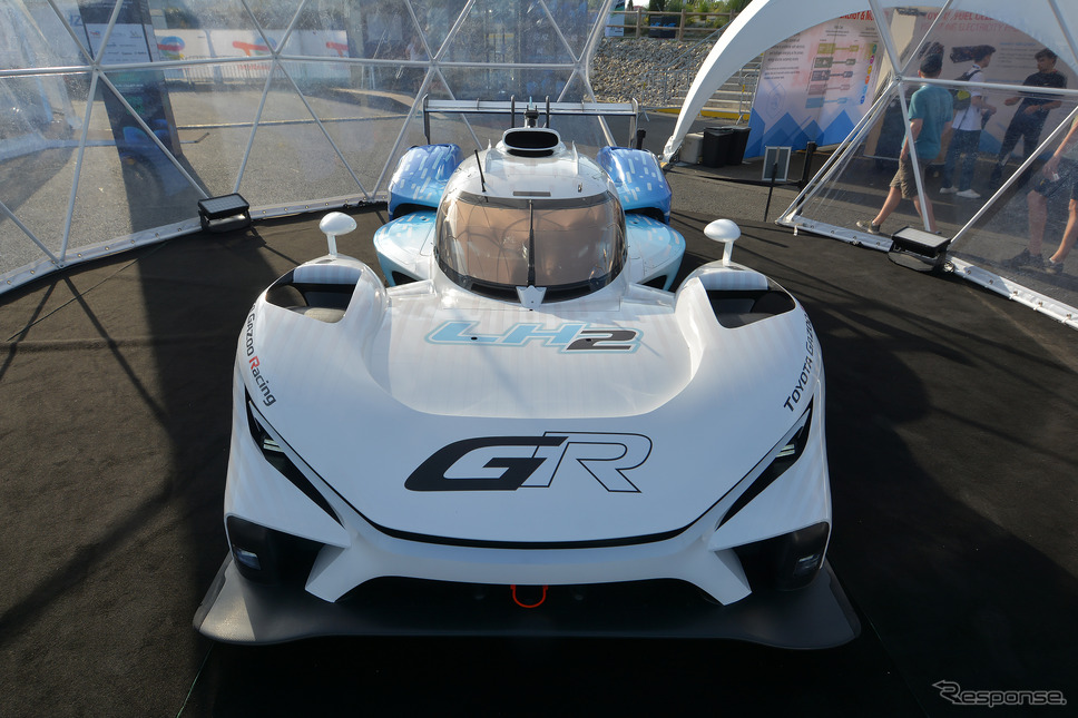 ルマン24時間レースで初公開された「GR LH2 レーシングコンセプト」《写真撮影 中野英幸》