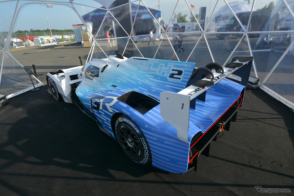 ルマン24時間レースで初公開された「GR LH2 レーシングコンセプト」《写真撮影 中野英幸》