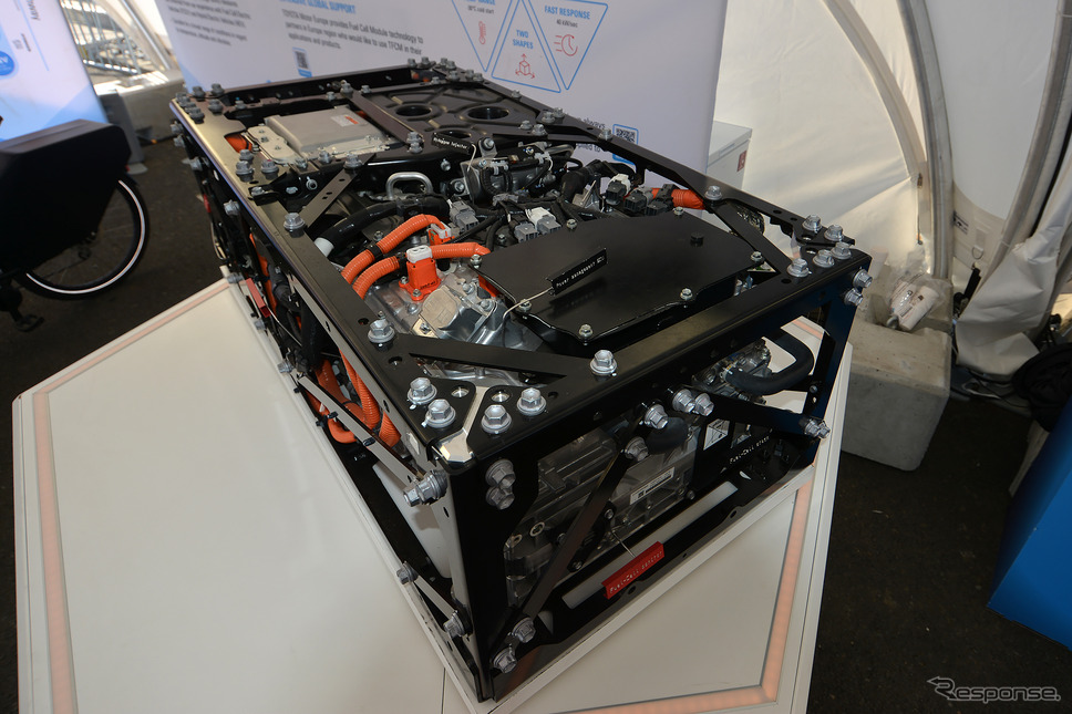 ルマン24時間レース「H2ビレッジ」でのトヨタの展示《写真撮影 中野英幸》
