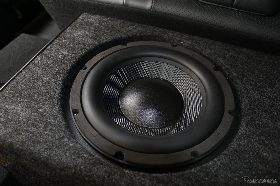サブウーファーユニットはDEERブランドのRJ250をチョイス。音源をそのままで再現するサウンドには欠かせないピースとなった。