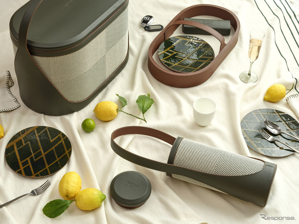 「ベントレーホーム」のピクニックコレクション「ハイド」《photo by Bentley》