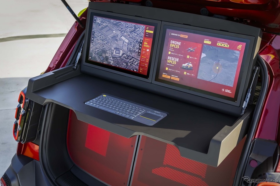 ルノー『4 E-Techエレクトリック』をベースにした救急車両「vision4rescue」《photo by Renault》