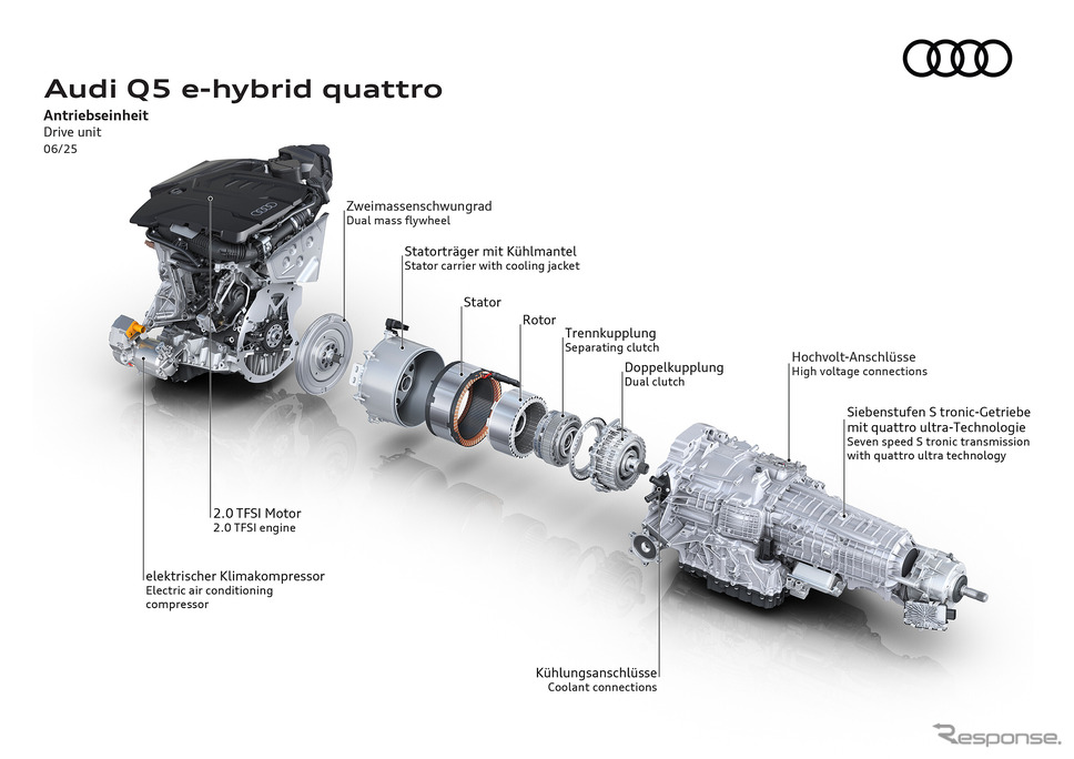アウディ『Q5 SUV e-hybrid クワトロ』《photo by Audi》