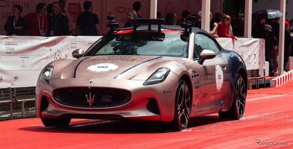 マセラティ『グランカブリオ・フォルゴーレ』の自動運転車《photo by Maserati》