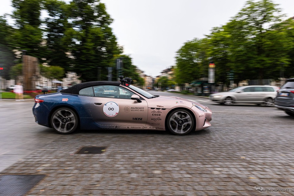 マセラティ『グランカブリオ・フォルゴーレ』の自動運転車《photo by Maserati》