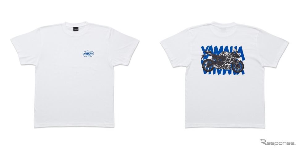 エリック・ヘイズと共同制作したTシャツ「HAZE YZF-R7 TEE 2025」《写真提供 ヤマハ発動機》