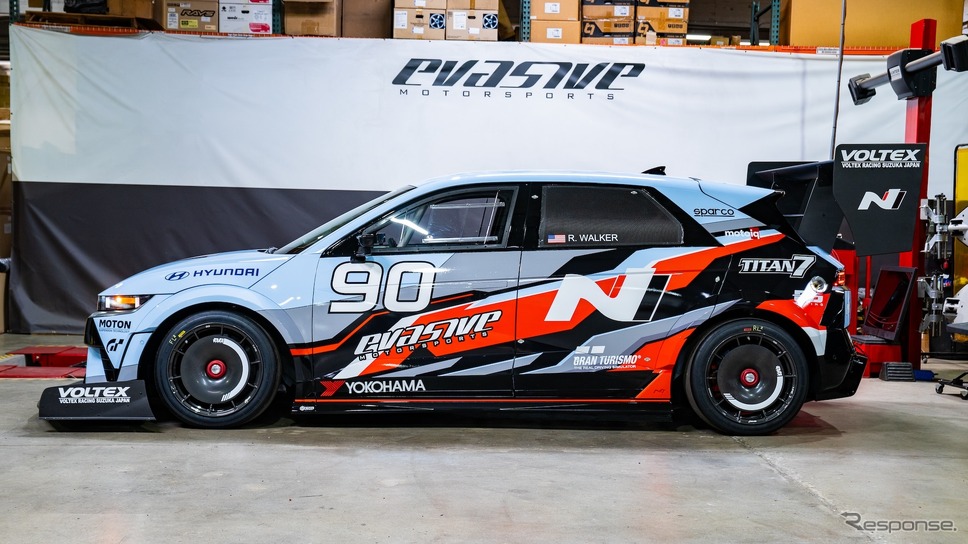 ヒョンデ『アイオニック5 N』のパイクスピーク2025参戦車両《photo by Hyundai》
