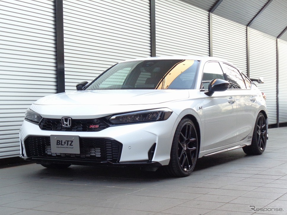 ブリッツ DAMPER ZZ-R ホンダ・シビックRS装着例(フロント:26mmダウン / リア:27mmダウン)《写真提供 BLITZ》