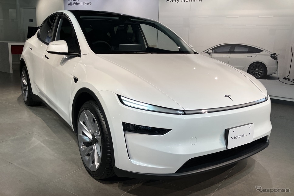 テスラ・モデルY《写真撮影 高木啓》