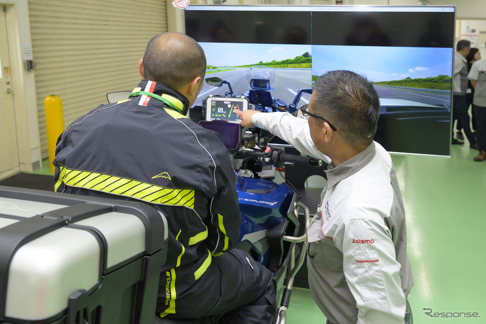 アステモの先進二輪技術を体感《写真撮影 柴田直行》