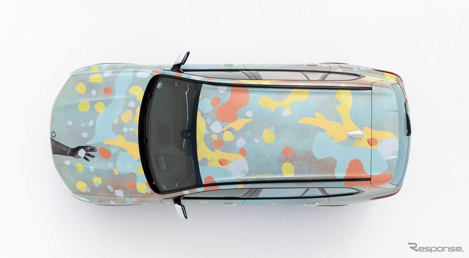 BMWの水素燃料電池車『iX5』のアートカー《photo by BMW》