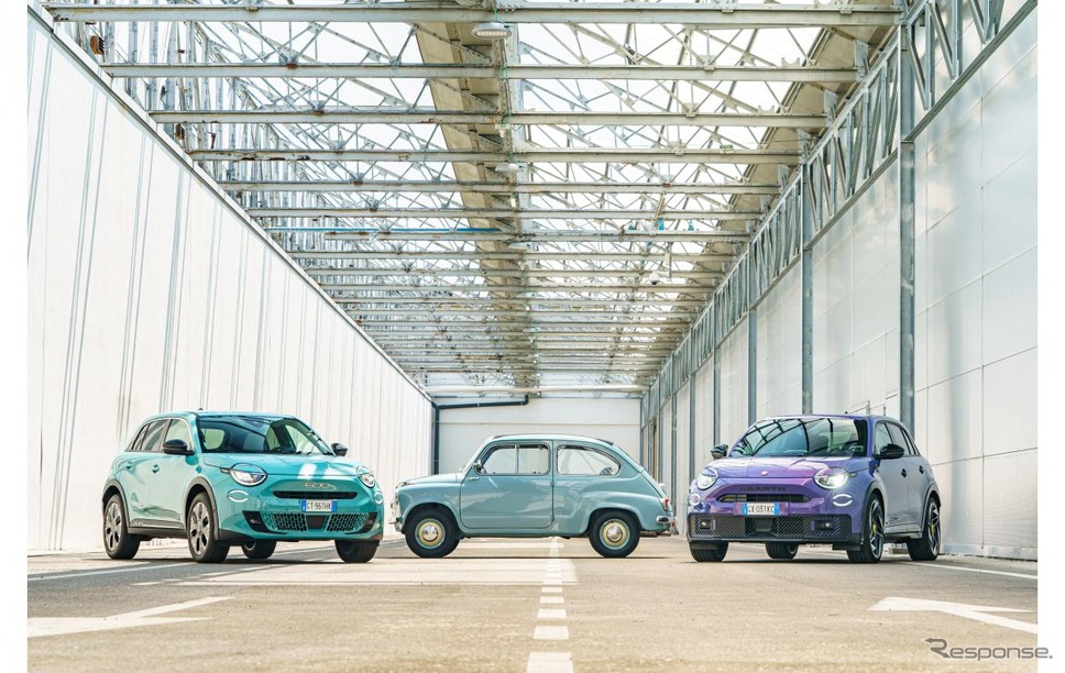 新旧フィアット600とアバルト600eが伊公道レース「ミッレミリア」参戦《photo by Fiat》
