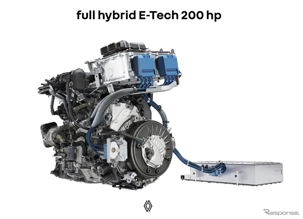 ルノーのフルハイブリッド E-Tech 200hp《photo by Renault》