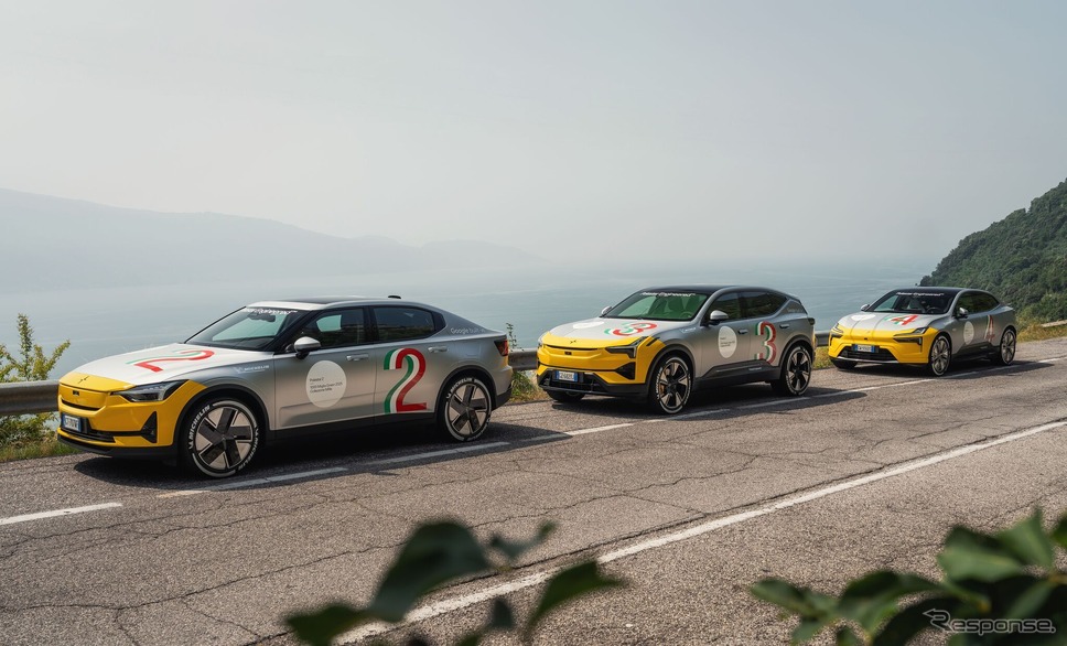 ポールスターの「ミッレミリア・グリーン2025」参戦車両《photo by polestar》