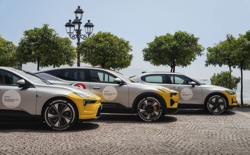ポールスターの「ミッレミリア・グリーン2025」参戦車両《photo by polestar》
