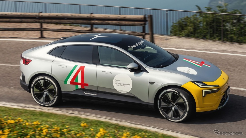 ポールスターの「ミッレミリア・グリーン2025」参戦車両《photo by polestar》