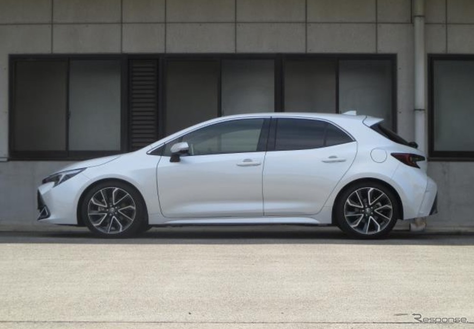 タナベ サステックプロCR カローラスポーツ装着例(最上部車高:フロント 27mmダウン / リア 24mmダウン)《写真提供 タナベ》