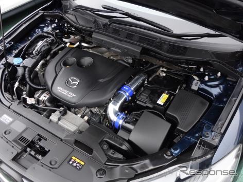 ブリッツ サクションキット(BLUE)マツダ・CX-5装着例《写真提供 BLITZ》