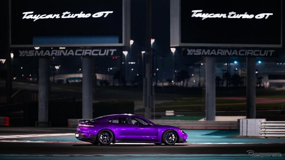ポルシェ『タイカン ターボ GT』(中東ヤスマリーナサーキット)《photo by Porsche》