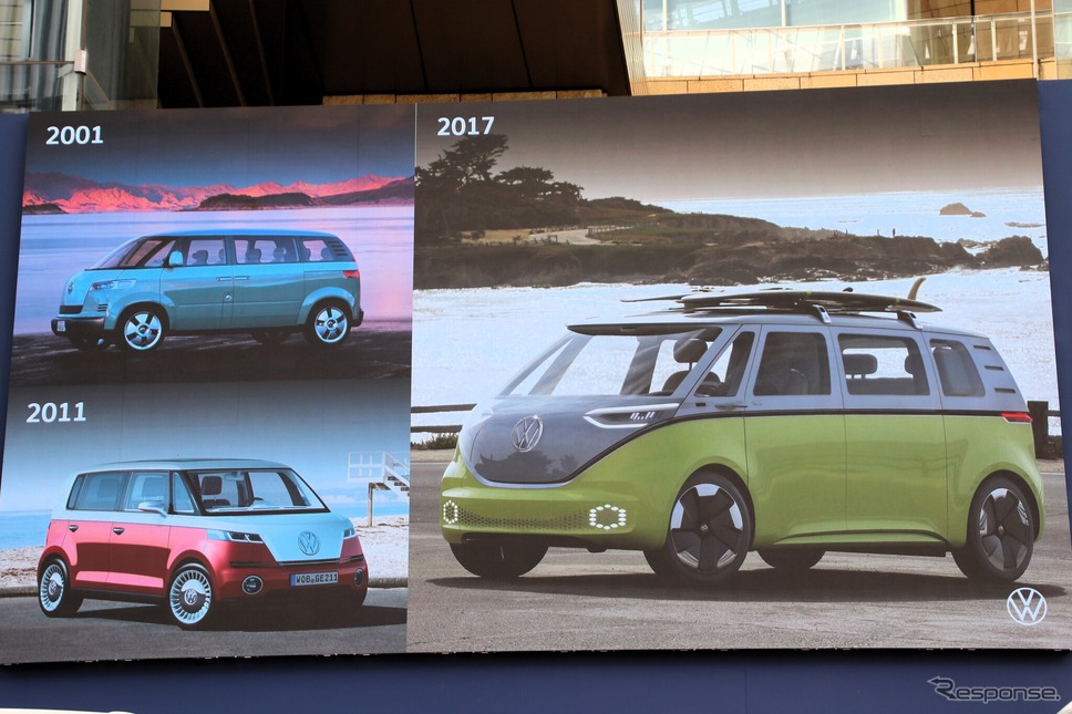 VW ID. Buzzヒストリー《写真撮影 内田俊一》