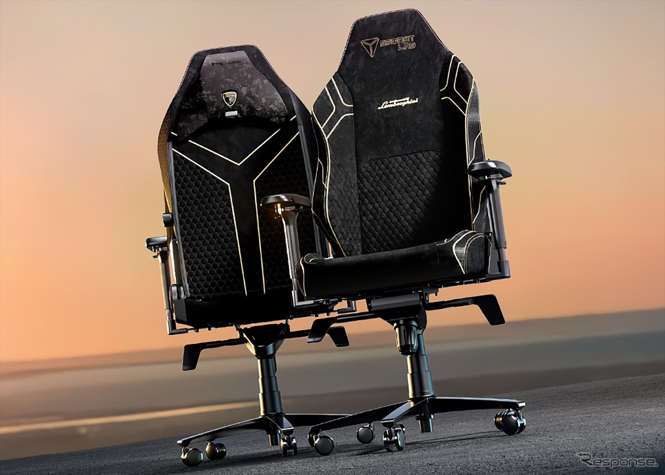 Secretlabとランボルギーニの新作ゲーミングチェア「ピナクル スーパーレジェーラ」エディション《写真提供 Secretlab Japan》