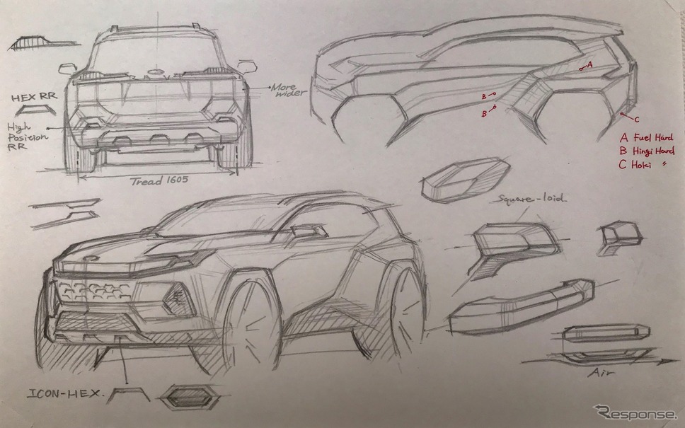 トヨタ RAV4 新型:エクステリアデザイン開発《画像提供 トヨタ自動車》