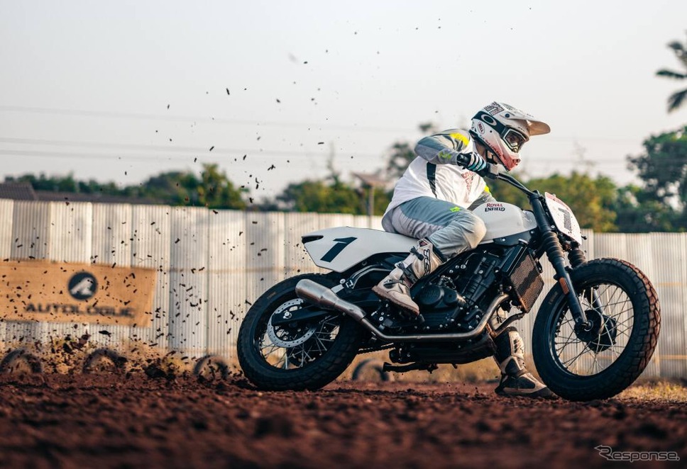 ロイヤルエンフィールドの新型フラットトラック専用バイク「FT450」《photo by Royal Enfield》