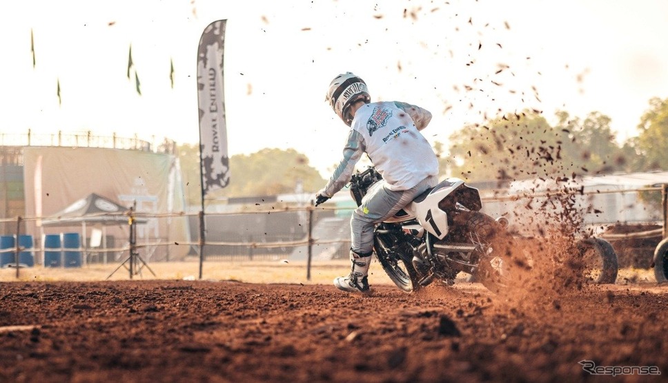 ロイヤルエンフィールドの新型フラットトラック専用バイク「FT450」《photo by Royal Enfield》
