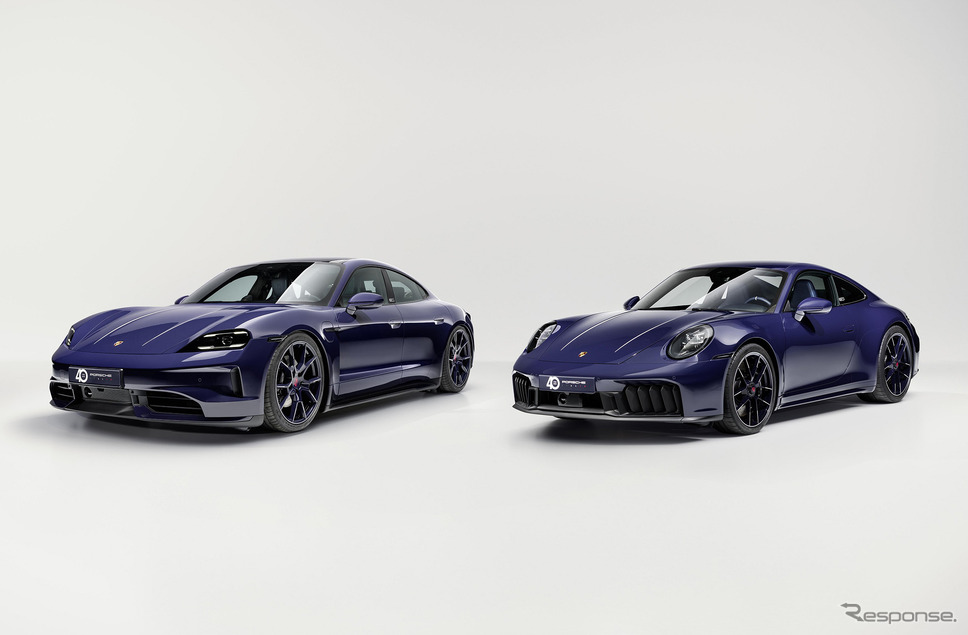 ポルシェ・イタリア設立40周年を記念して「フェラガモ」と共同開発した限定車《photo by Porsche》