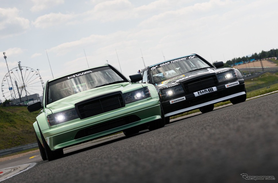 1990年代のメルセデスベンツ『190E 2.5-16エボリューション2』の復刻モデル「HWA EVO」《photo by HWA》
