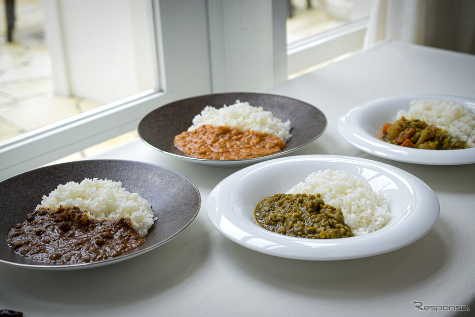 スズキが鳥善と共同開発したインドベジタリアンレトルトカレー発売《写真提供 スズキ》