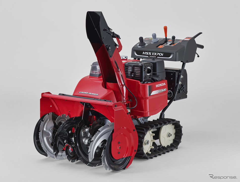 ホンダのハイブリッド除雪機 HSS1370i(JX)《写真提供 ホンダ》