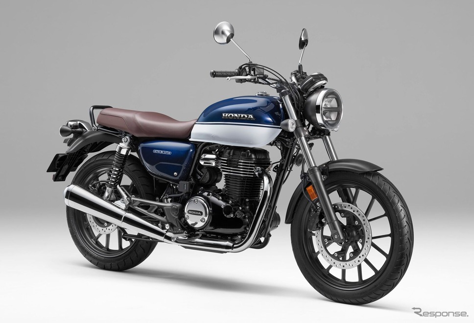 ホンダ GB350(パールホークスアイブルー)《写真提供 ホンダ》