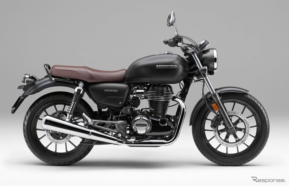 ホンダ GB350(マットバリスティックブラックメタリック)《写真提供 ホンダ》