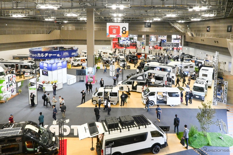 「JAPAN MOBILITY SHOW 2024キャンピングカーゾーン by JRVA」《写真提供 日本RV協会》