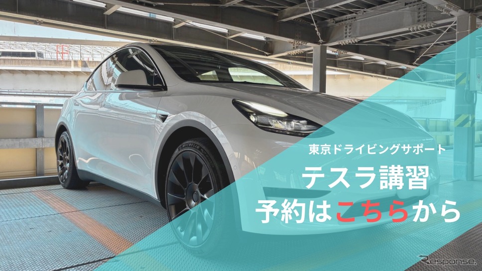 テスラで行う出張型ペーパードライバー講習《写真提供 東京ドライビングサポート》