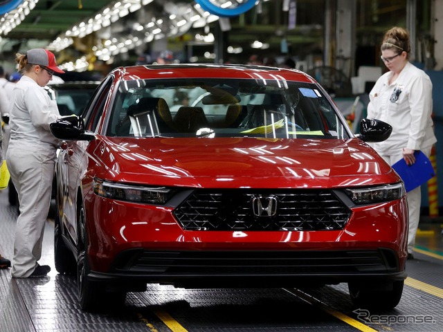 米オハイオ州メアリーズビル工場で生産されているホンダ アコード《photo by Honda》