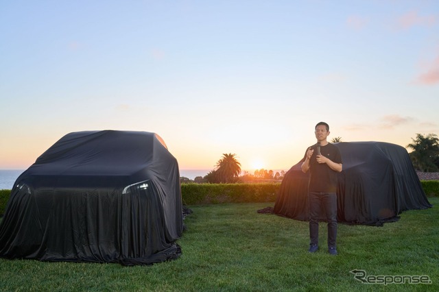 新型電動ミニバン『FXスーパーワン』の内覧会《photo by Faraday Future》