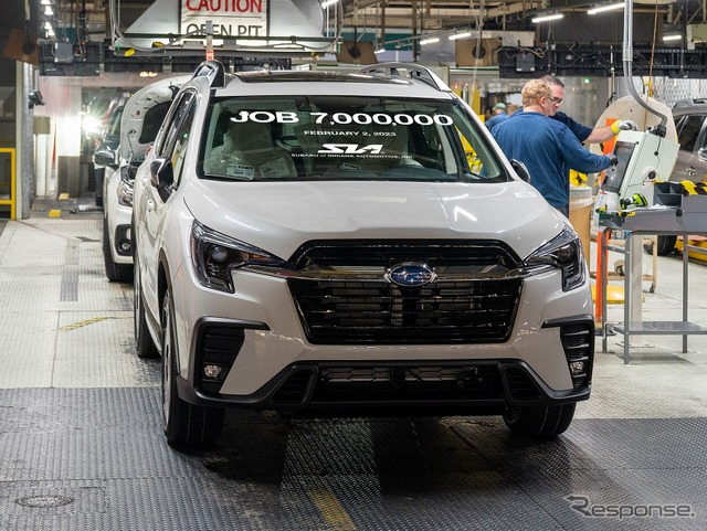 米国インディアナ州で生産されるスバル『アセント』（参考画像）《photo by SUBARU》