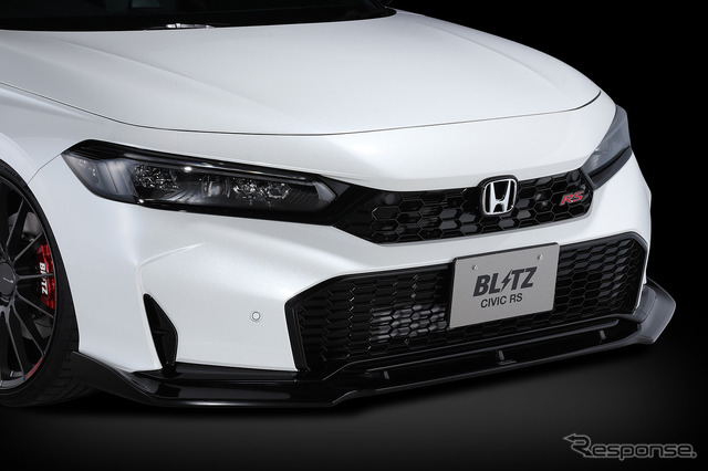 ブリッツ エアロスピードRコンセプト　シビックRS用フロント・リップスポイラー装着例《写真提供 BLITZ》