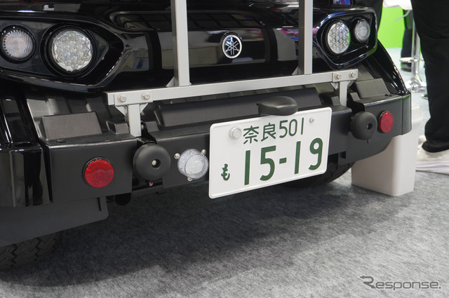 ヤマハ発動機の「グリーンスローモビリティ」(第5回スマートシティ推進EXPO)《写真撮影 宮崎壮人》