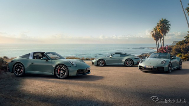 ポルシェ911の4WDモデル「タルガ4S」「カレラ4S」「カレラ4Sカブリオレ」《photo by Porsche》