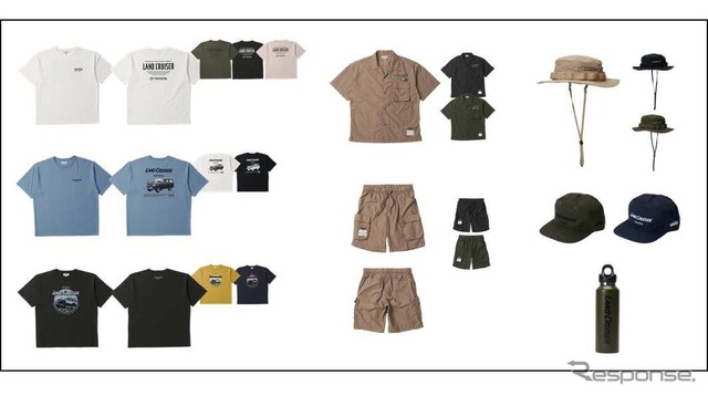 『LANDCRUISER OFFICIAL ITEMS』の2025年夏季新作《写真提供 トヨタ・コニック・プロ》