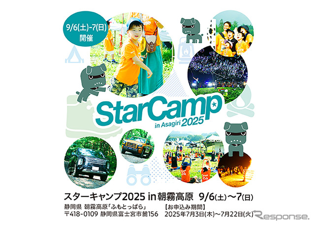 三菱自動車のオートキャンプイベント「スターキャンプ2025 in 朝霧高原」《写真提供 三菱自動車》