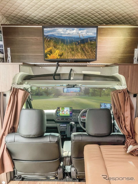 ムーンスターエクスポートの新型軽キャンピングカー『HAPPY1 Turbo』《写真提供 Moon Star Export》