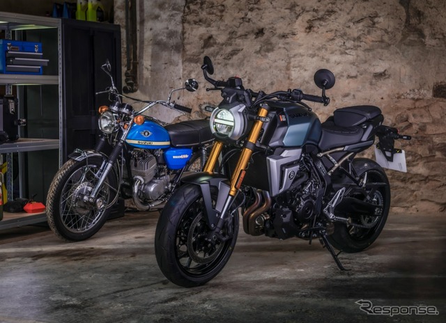 スズキ GSX-8T と60年代のT500《photo by Suzuki》